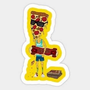 Pizza guy Sticker